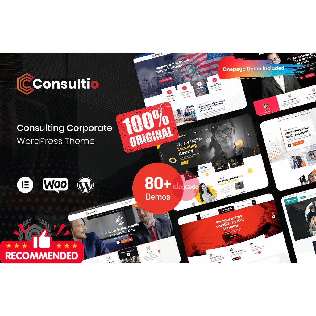 Tema WordPress Consultio | Bisnis, IT Solution, Software, Perusahaan & Layanan Profesional